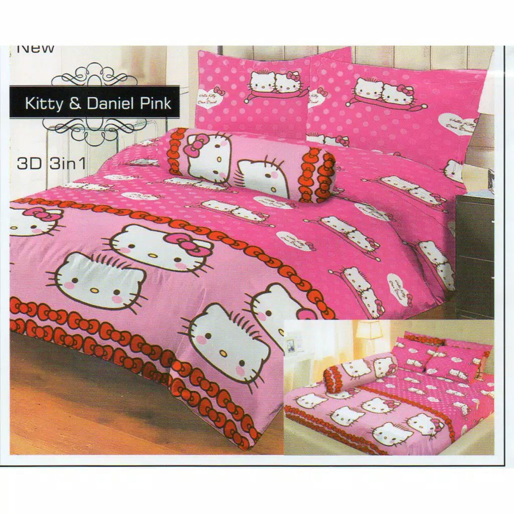 WW Sprei  Ladyrose Lady  Rose  180 HELLO  KITTY  AND DEAR 