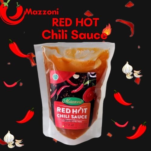 

Mazzoni Red Hot Chili Sauce / Saus Sambal Pedas 250gr