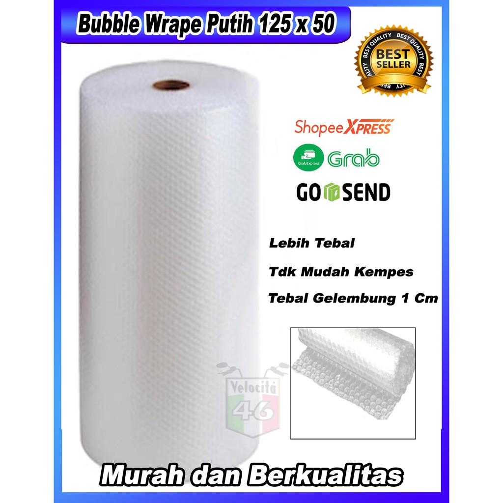 

PROMO SALE 2,7 KG !! Bubble Buble Wrap Roll 125 cm x 50 m