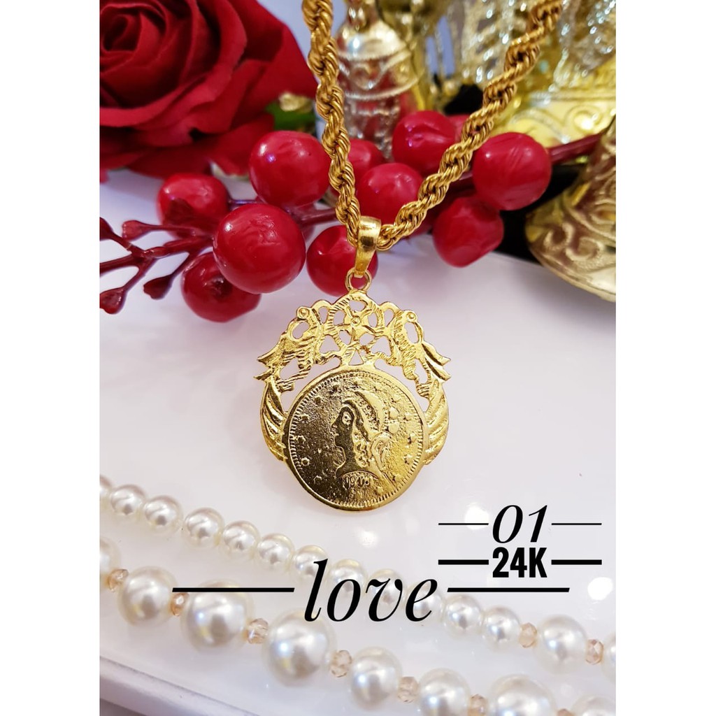 set perhiasan lapis emas o1