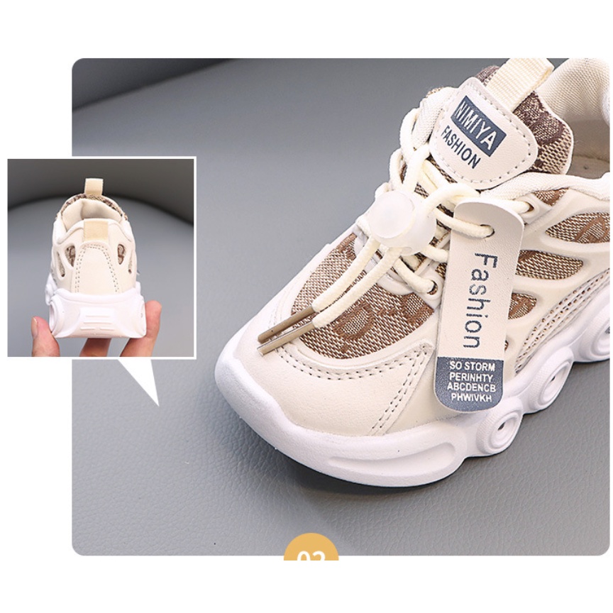 babyfit [size 21-30]sepatu lampu LED MIEWA sneakers anak import qt-0531r
