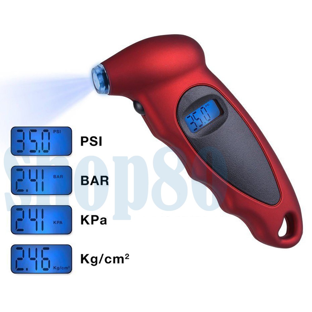 Pengukur Tekanan Angin Ban Alat Ukur Digital Tire/Tyre Pressure Gauge