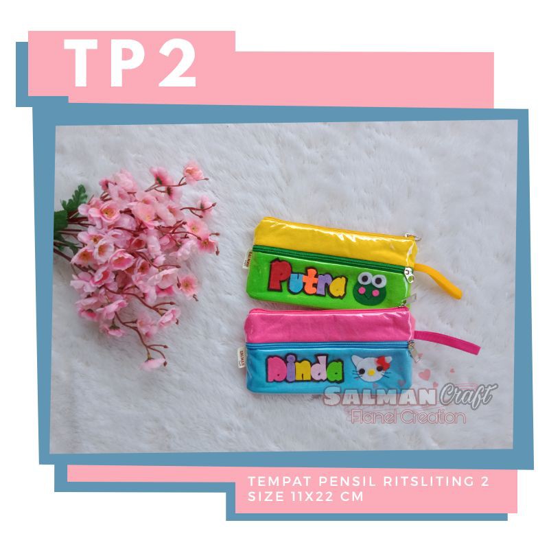 

Tempat pensil ritsliting 2