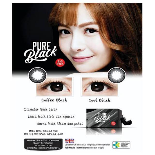 Softlens Pure Black Living Color