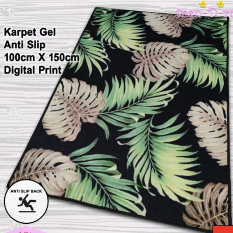 Karpet Motif Daun