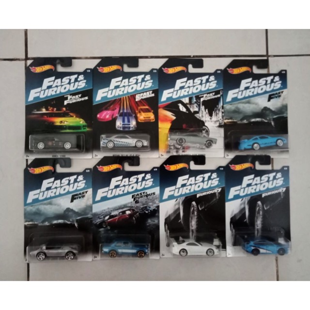 hotwheels hot wheels fast furious completed edition 1-8