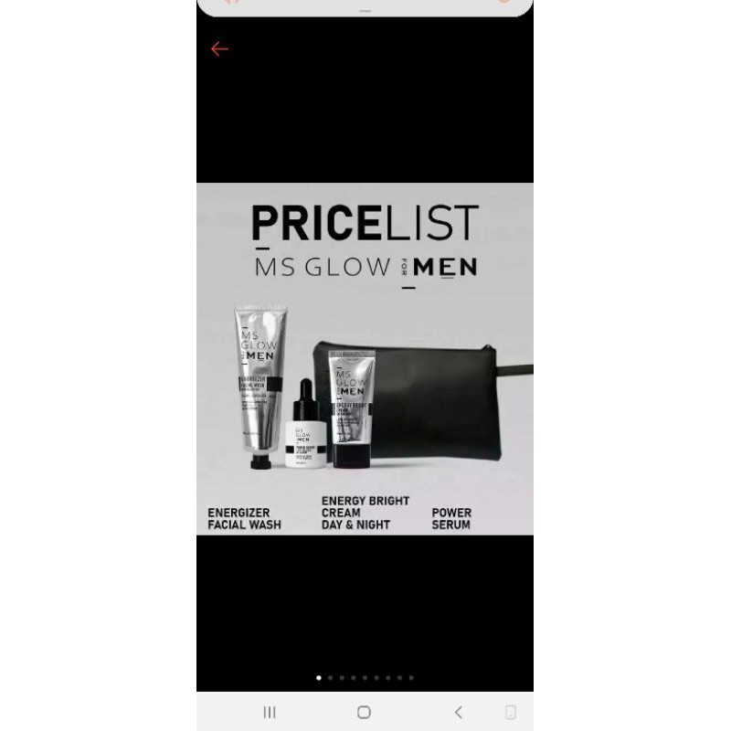 ms glow mens cosmetic