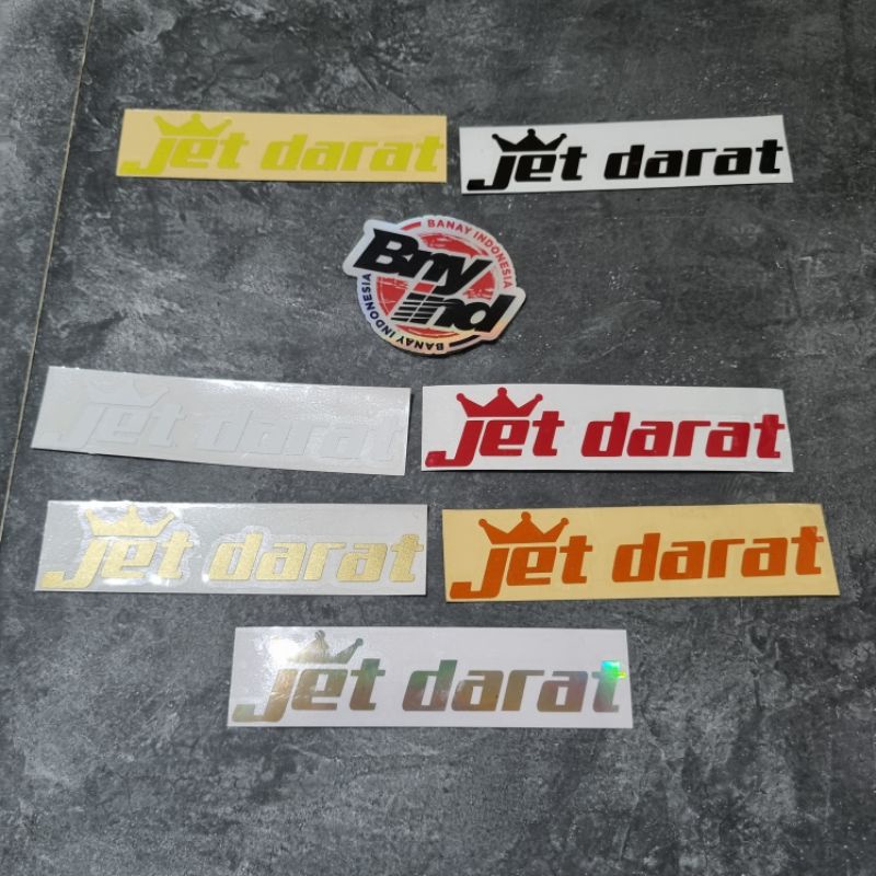 STICKER STIKER JET DARAT CUTTING