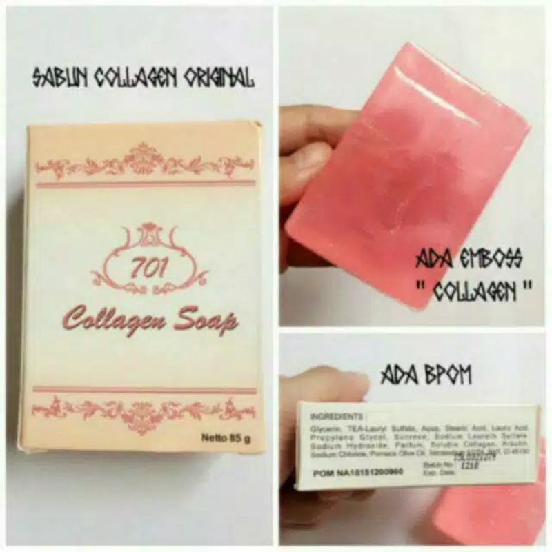 COLLAGEN PLUS VIT E WHITENING BEAUTY SOAP - SABUN COLLAGEN