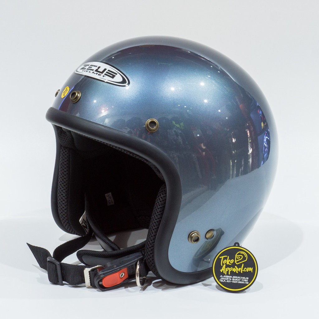Helm Zeus ZS-385 Titanium Retro Classic