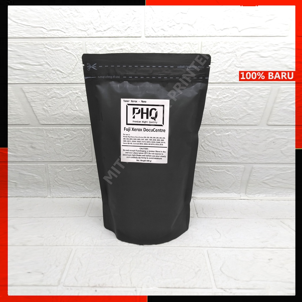 Serbuk Toner Fuji Xerox DocuCentre 1085,1055, 3065, 230, 235, 238, 280, 285, 2005, 3005, 2007, 3007, 2060, 3060, S2011, S2320, S2520, S2010, S2220, S2420,  Phanser 4500