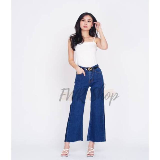FWR WIDE  LEG  JEANS  ANYA KULOT CELANA  BOYFRIEND 