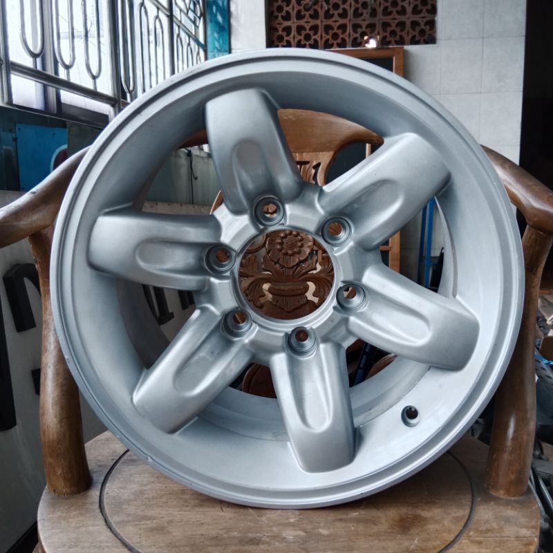 velg mobil nissan terrano R15, Lubang/PCD 6/139 original