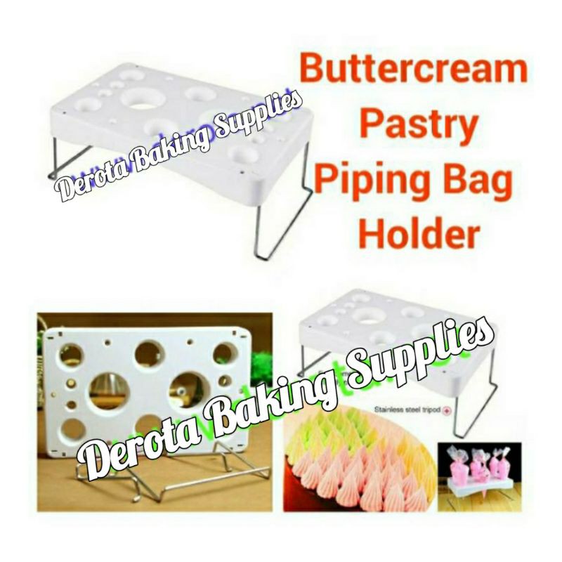 Jual Piping Bag Holder Pastry Buttercream Holder Contong Segitiga