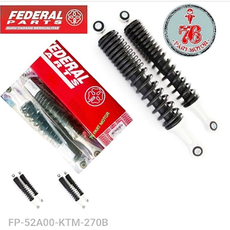 SHOCKBREAKER ASLI FEDERAL HONDA SUPRA 125 CARBU. FI.HELM IN.REVO.FIT.KHARISMA 100% ORIGINAL