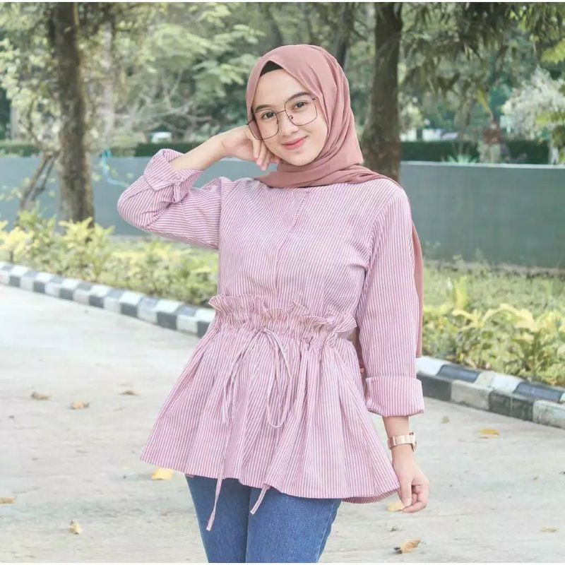 Nadya blouse atasan wanita fashion remaja