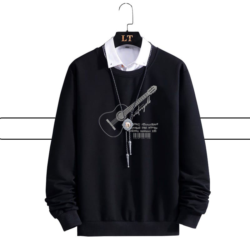 SWEATER UNISEX DEAS GUITAR TEBAL HALUS PREMIUM TERBARU.