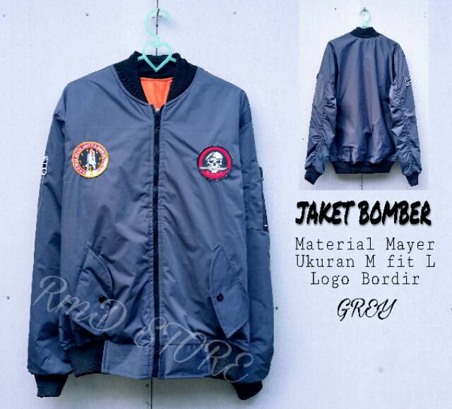 JAKET BOMBER BORDIR / JAKET BOMBER / JAKET BOMBER PARASUT