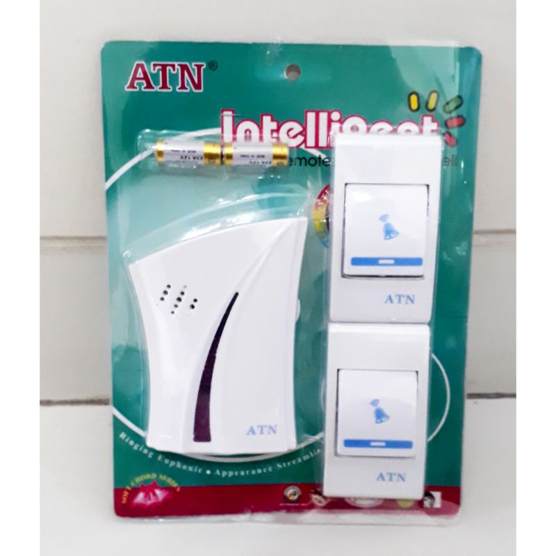 Bel pintu 2 remot Bel rumah Door bell wireless 2 remot