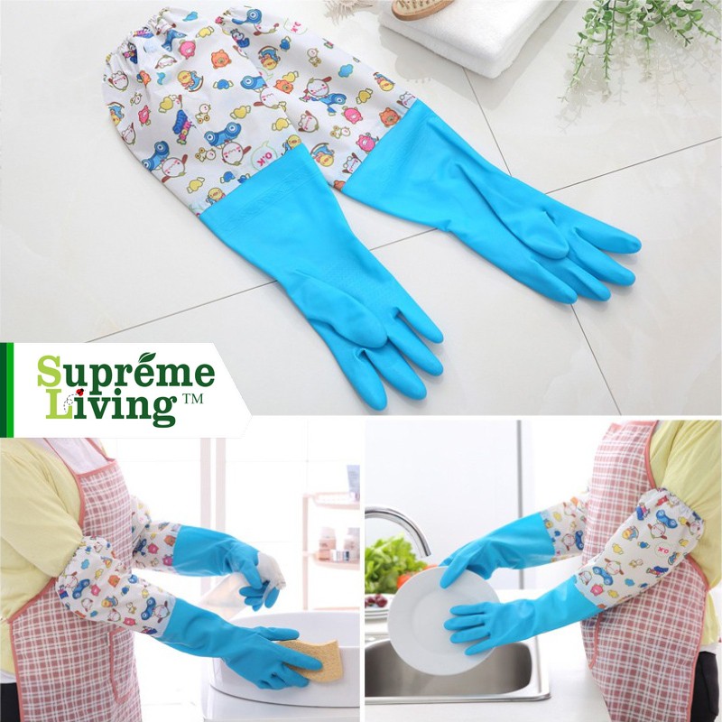 Rubber Cleaning Gloves Sarung Tangan Karet Cuci Piring Baju