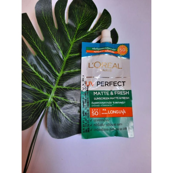 Loreal UV Perfect 7ml Super Aqua Essence Matte Fresh SPF50 Hyaluronic Kaolin Clay