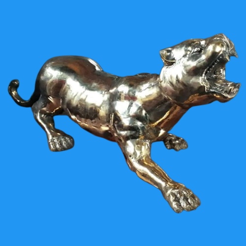 Patung Harimau Bahan  Kuningan