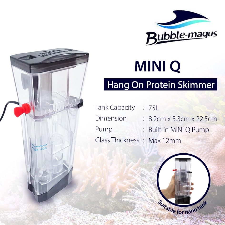 Bubble Magus Mini Q Hang On Protein Skimmer