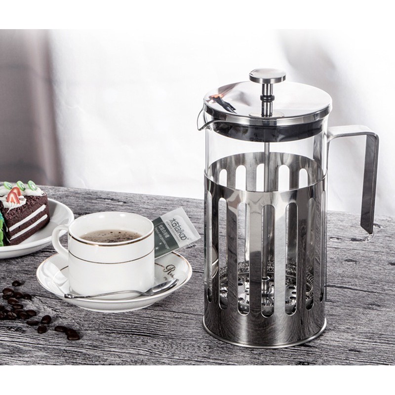 French Press/French Press Coffe Maker Pot/Teko Teh/Teko Kopi/Teko French Press