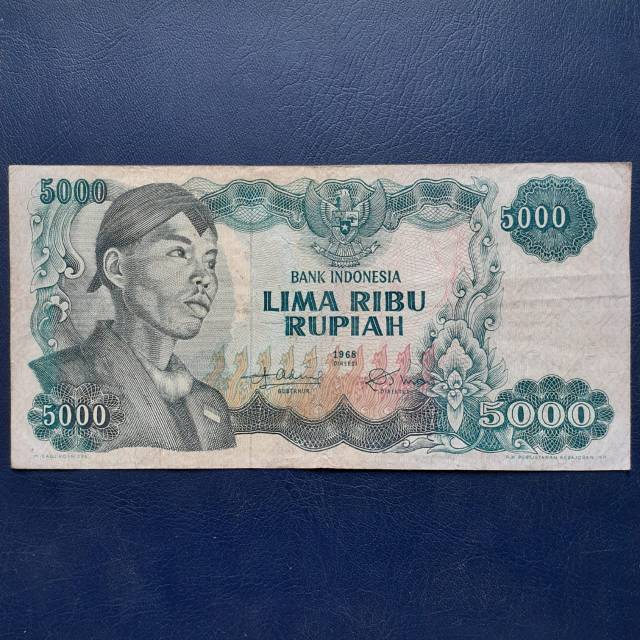 Uang Kuno Lama 5000 Rupiah Sudirman Tahun 1968 #Langka