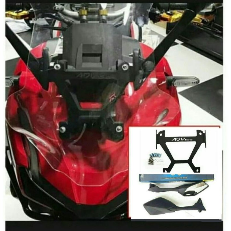 Breket Spion Honda ADV + Spion CBR