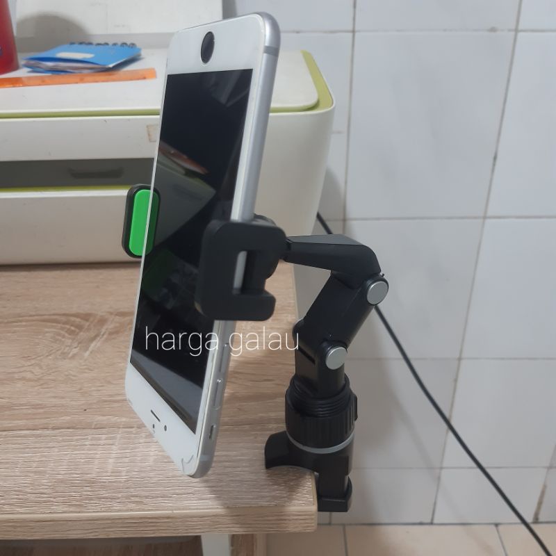 Tempat Handphone Jepit di mobil / holder hp meja Hargagalau