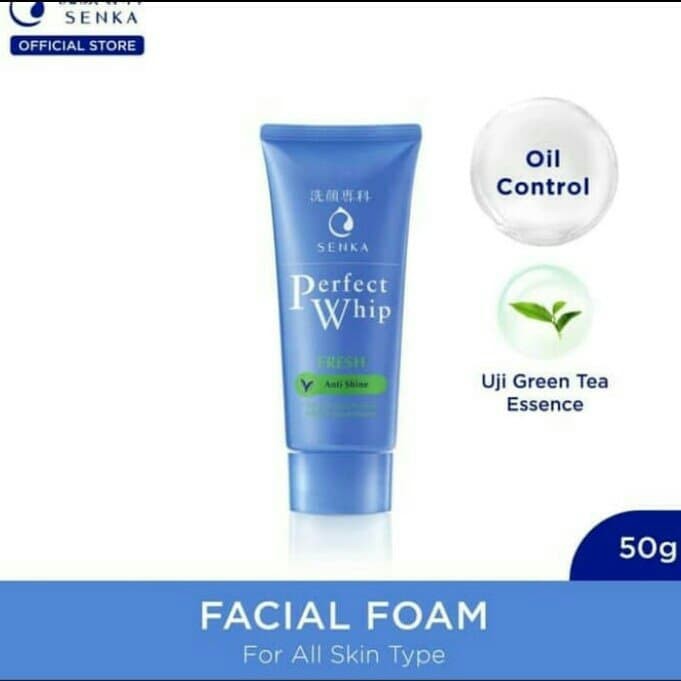 

SENKA Perfect Whip Fresh Anti Shine 50gr / Senka Facial Foam Fresh 50g