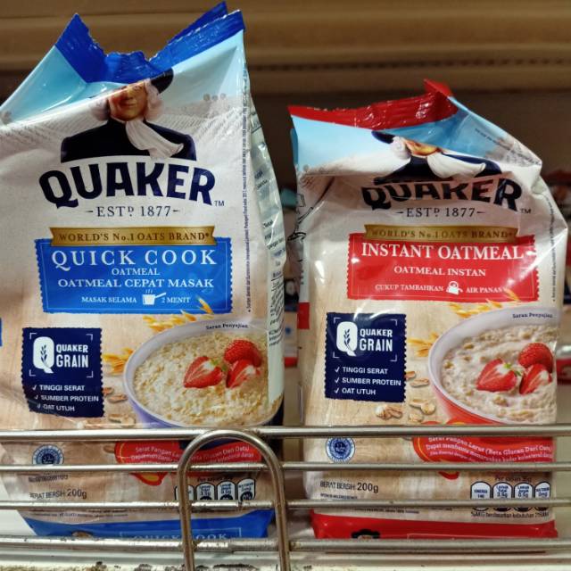 

Quaker Instant Oatmeal/ Quick Cook 200 gram Oat