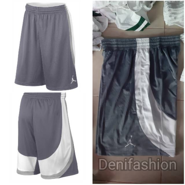 Celana Basket Branded Original Jordan Abu Putih Celana Big Size Murah ORI Asli
