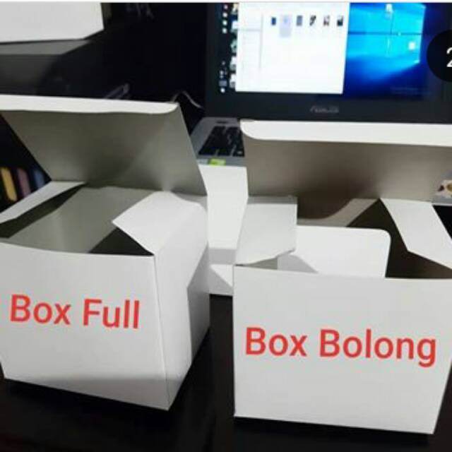 Box mug putih / duplex mug putih full