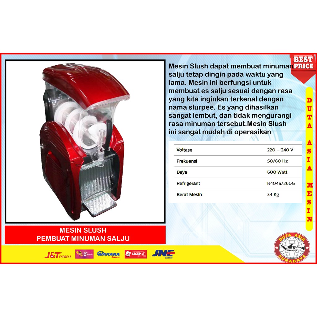 MESIN SLUSH / MESIN PENDINGIN MINUMAN SALJU