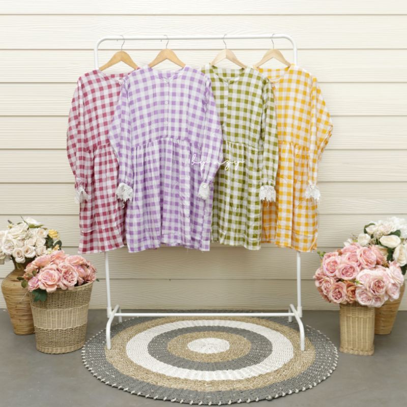 TUNIK LAURA/TUNIK KATUN TOYOBO/TUNIK POLOS/TUNIK REMPEL/TUNIK RAYON