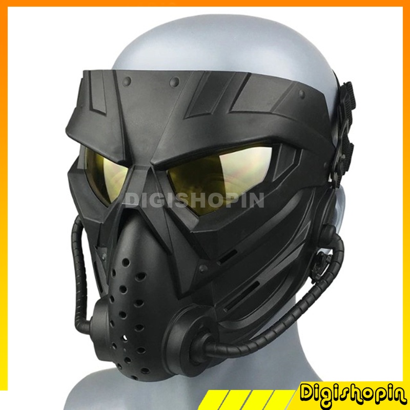 Masker Motor Topeng Airsoft Gun Paintball Anti Fog With Fan / Masker Airsoft Gun / Masker Biker Full face