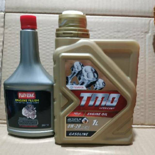 Oli Mesin Toyota TMO 0w-20 Asli Ori Bonus Engine Flush #Promo