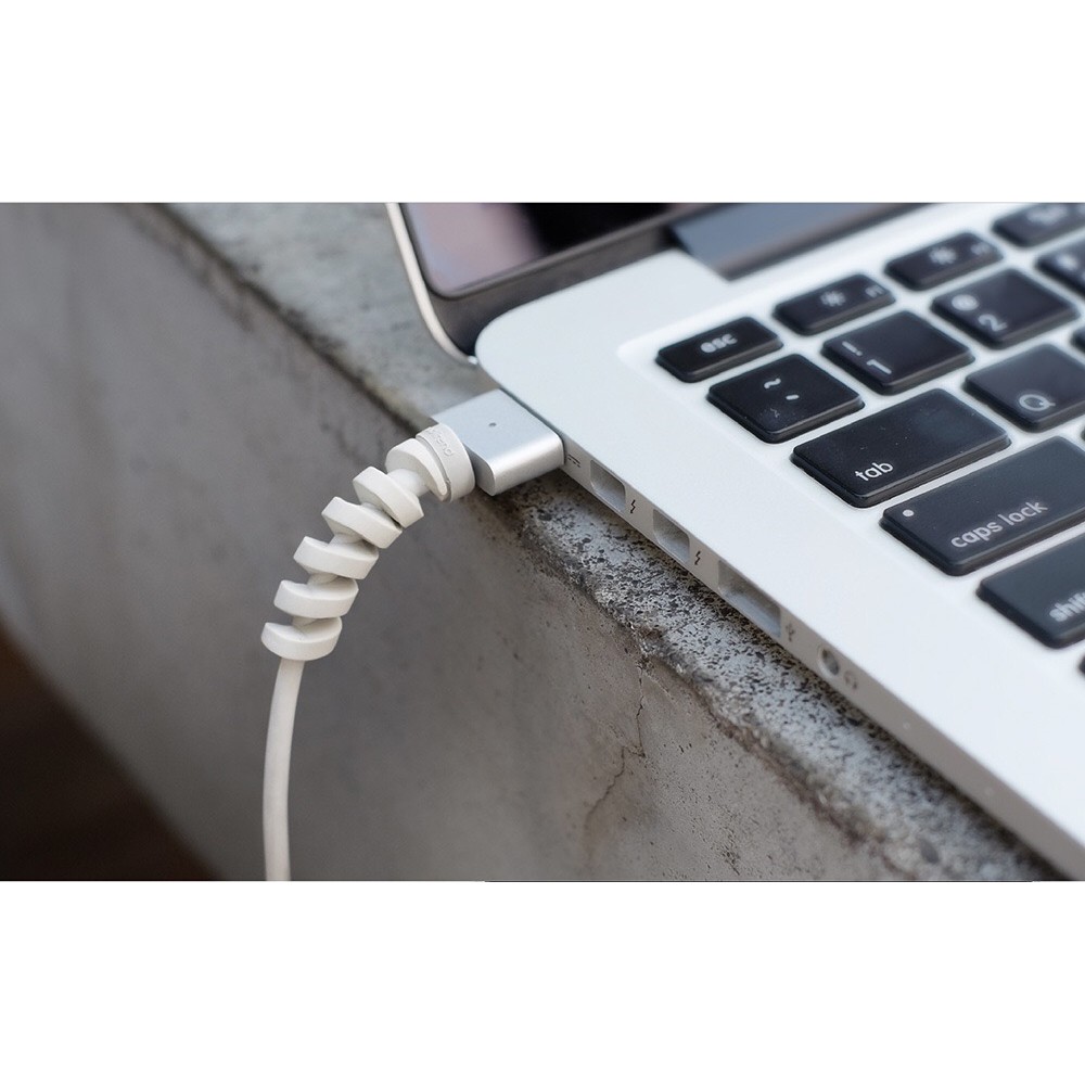 Cable Protector Spiral / Pelindung Kabel Charger / Lightning Saver iPhone Mac / Penutup ujung Kabel