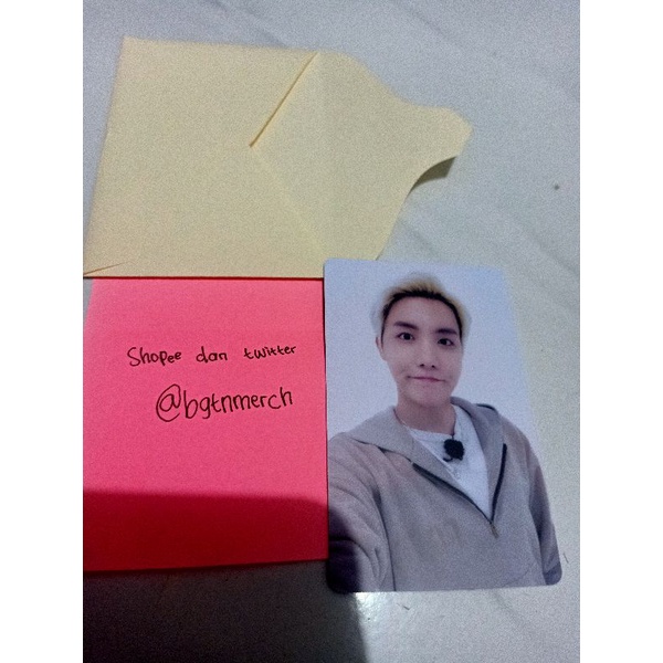 photocard pc Lucky draw ld hybe bts jhope