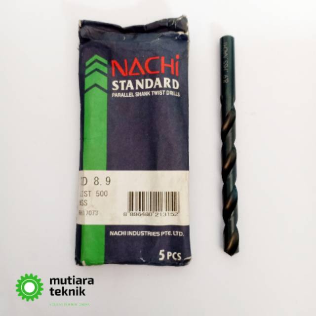 Nachi Mata Bor Besi 8.9mm Mata Bor Nachi Drill Hss