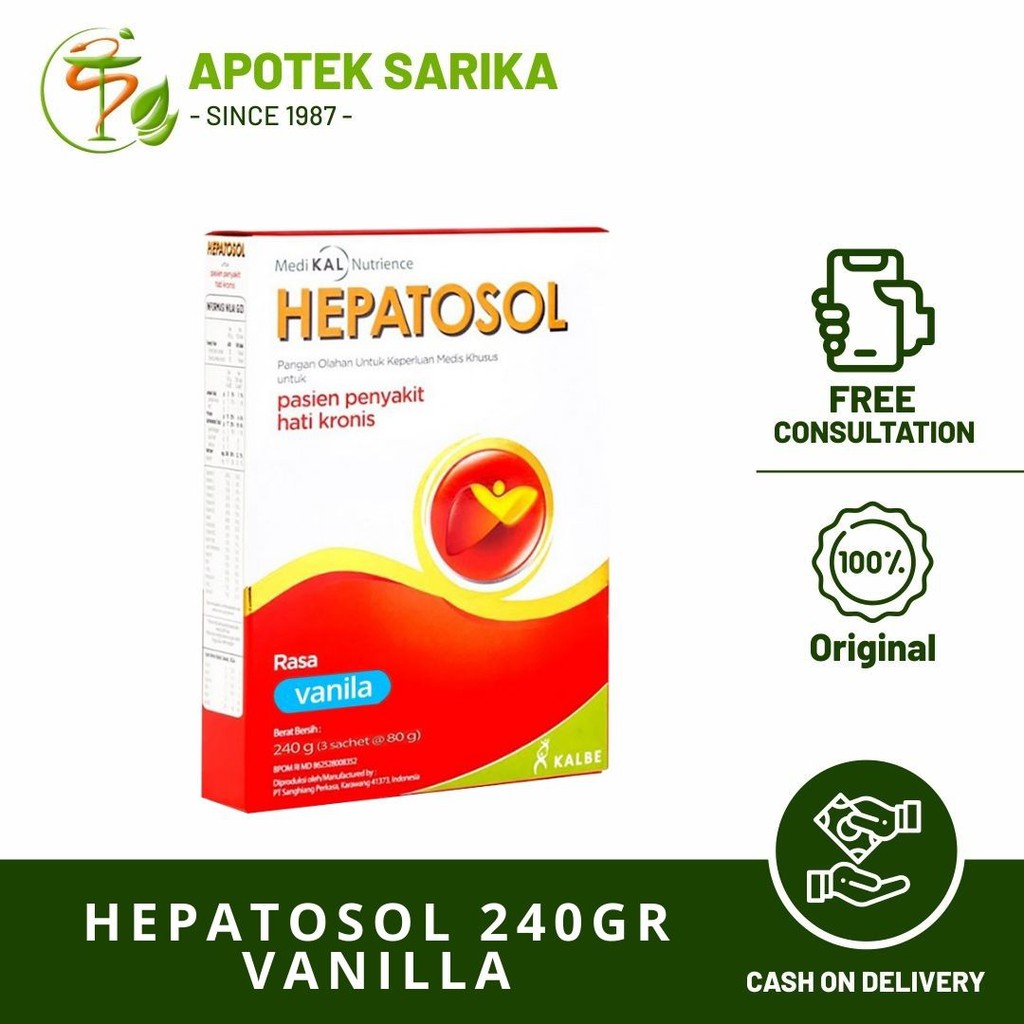 

HEPATOSOL 240GR VANILLA