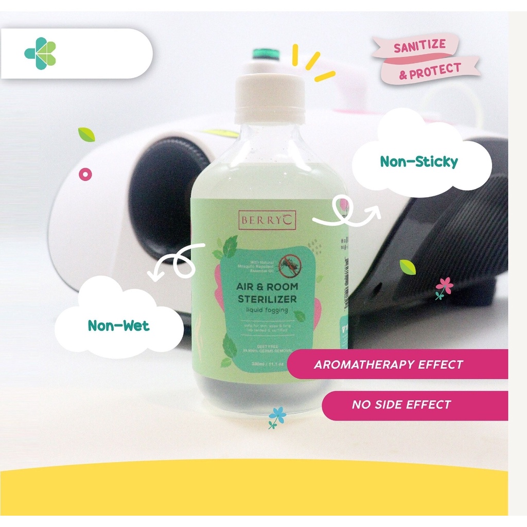 Jual MESIN FOGGING BERRYC LIQUID MOSQUITO REPELLENT WITH PEPPERMINT OIL BERRY C FOGGING MACHINE