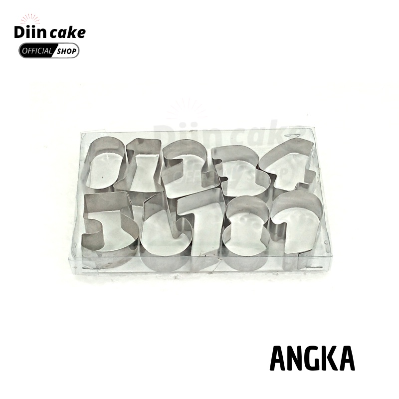 Cetakan Nastar Huruf / Angka / Kue Kering / Cookie Cutter / Nugget