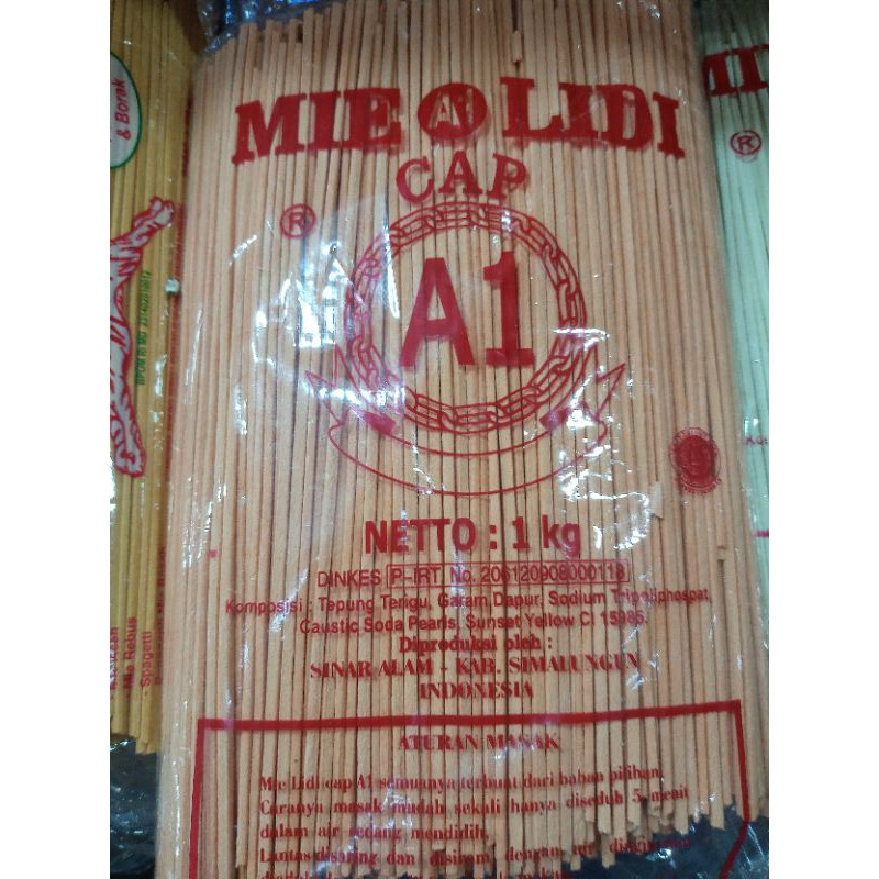 

Mie Lidi Cap A1 Kuning 1kg