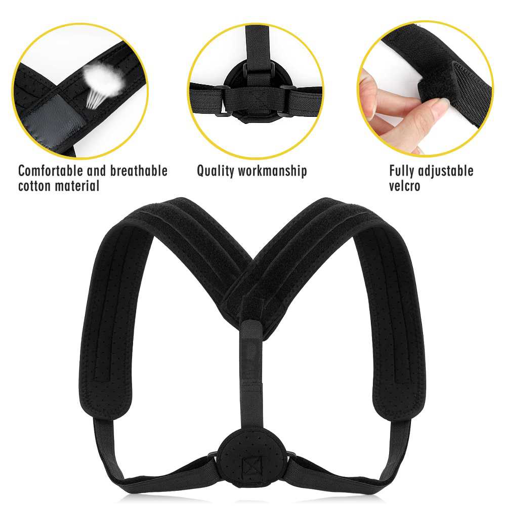 [COD] Tali Korektor Postur Punggung Body Harness Belt 90-110cm Size L