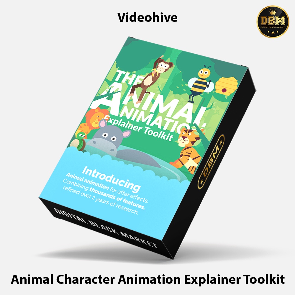 Animal Character Animation Explainer Toolkit - FFX &amp; After Effects Project Files