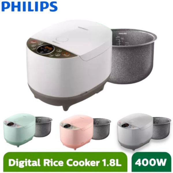 Rice cooker Magic com Philips Digital HD 4515 / 63 - 1.8L - 8 FUNGSI