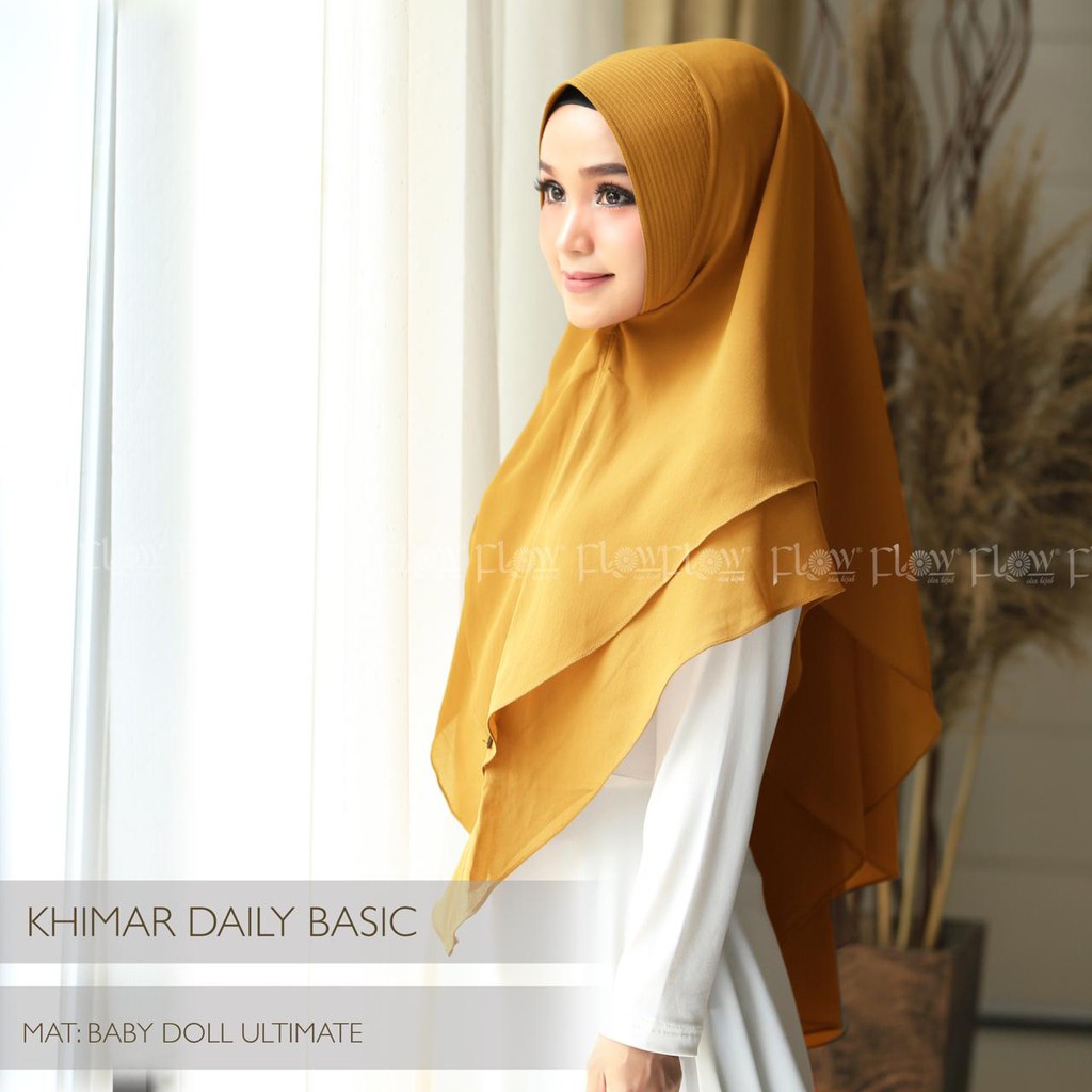Jilbab Khimar Daily Basic Ori Flow-5